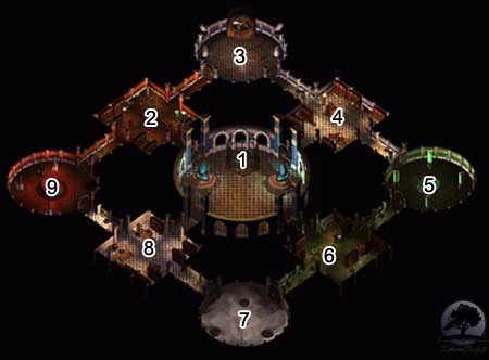Baldur's Gate 2 - Tron Bhaala - Solucja - Twierdza Strażnika, poziom II