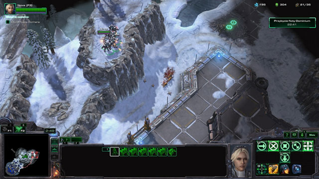 Gry cRPG - Pod lupą - Starcraft II - recenzja pierwszej części Tajnych operacji Novy - Zimowe krajobrazy