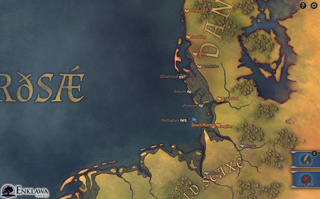 Gry cRPG - Pod lupą - The Great Whale Road: Pierwsze wrażenia z Wczesnego Dostępu - Mapa