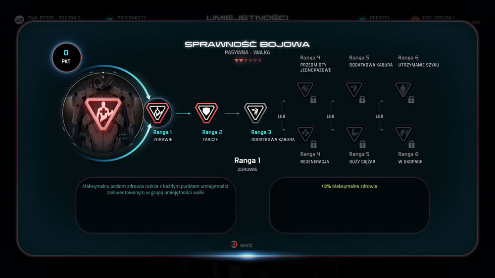 Gry cRPG - Pod lupą - Recenzja Mass Effect: Andromeda - Nowe drzewko umiejętności