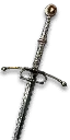 Gry cRPG - Przewodnik - Wiedźmin 3: Dziki Gon - Serca z kamienia - Ekwipunek - Miecze stalowe - Miecz Zakonu Płonącej Róży