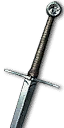 Gry cRPG - Przewodnik - Wiedźmin 3: Dziki Gon - Ekwipunek - Miecze stalowe - Stalowy miecz wiedźmińskiego cechu kota