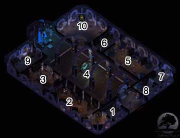 Baldur's Gate 2 - Tron Bhaala - Solucja - Twierdza Strażnika, poziom I