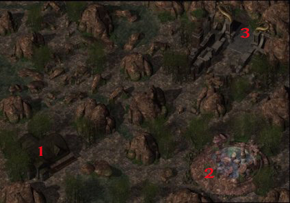 Baldur's Gate 2 - Solucja - Wzgórza Wichrowych Włóczni