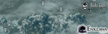 Gry cRPG - Solucja i poradnik - TES V: Skyrim - Zadania Daedr - Księżycowa choroba - Grota Pasibrzucha, mapa