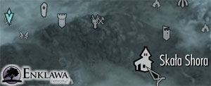 Gry cRPG - Solucja i poradnik - TES V: Skyrim - Różne - Dostawa specjalna - Czarny Ruczaj, mapa