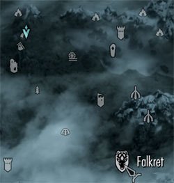 Gry cRPG - Solucja i poradnik - TES V: Skyrim - Różne - Jaskinia Omszałej Matki - Jaskinia Omszałej Matki, mapa