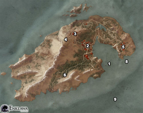 Gry cRPG - Solucja i poradnik - Wiedźmin 3: Dziki Gon - Wyspy Skellige - Eksploracja - Spikeroog